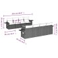 vidaXL Set de sofás de jardín 8 piezas y cojines ratán sintético negro vidaXL Set de sofás de jardín 8 piezas y cojines ratán sintético negro