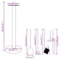 vidaXL Set de herramientas para chimenea 5 piezas acero 18x56 cm vidaXL Set de herramientas para chimenea 5 piezas acero 18x56 cm