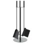 vidaXL Set de herramientas para chimenea 4 piezas acero 22x59 cm vidaXL Set de herramientas para chimenea 4 piezas acero 22x59 cm