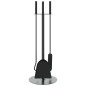 vidaXL Set de herramientas para chimenea 4 piezas acero 22x59 cm vidaXL Set de herramientas para chimenea 4 piezas acero 22x59 cm