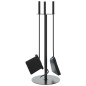 vidaXL Set de herramientas para chimenea 4 piezas acero 22x59 cm vidaXL Set de herramientas para chimenea 4 piezas acero 22x59 cm