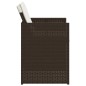 vidaXL Set comedor de jardín 5 piezas y cojines ratán sintético marrón vidaXL Set comedor de jardín 5 piezas y cojines ratán sintético marrón
