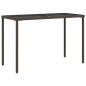 vidaXL Set comedor de jardín 5 piezas y cojines ratán sintético marrón vidaXL Set comedor de jardín 5 piezas y cojines ratán sintético marrón