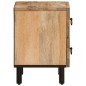 vidaXL Mesitas de noche 2 uds madera maciza de mango 40x33x46 cm vidaXL Mesitas de noche 2 uds madera maciza de mango 40x33x46 cm