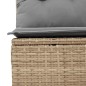 vidaXL Juego de sofás jardín con cojines beige mezcla 9 pzas ratán PE vidaXL Juego de sofás jardín con cojines beige mezcla 9 pzas ratán PE