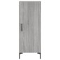 vidaXL Aparador alto madera contrachapada gris Sonoma 34,5x34x180 cm vidaXL Aparador alto madera contrachapada gris Sonoma 34,5x34x180 cm