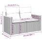 vidaXL Set de sofás de jardín 11 pzas y cojines ratán sintético gris