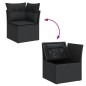 vidaXL Set de sofás de jardín y cojines 13 pzas ratán sintético negro vidaXL Set de sofás de jardín y cojines 13 pzas ratán sintético negro