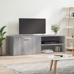 vidaXL Mueble de TV de madera de ingeniería gris sonoma 120x34x37 cm