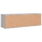 vidaXL Mueble de TV de madera de ingeniería gris sonoma 120x34x37 cm vidaXL Mueble de TV de madera de ingeniería gris sonoma 120x34x37 cm