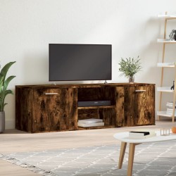 vidaXL Mueble de TV madera de ingeniería roble ahumado 120x34x37 cm