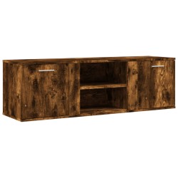 vidaXL Mueble de TV madera de ingeniería roble ahumado 120x34x37 cm