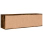 vidaXL Mueble de TV madera de ingeniería roble ahumado 120x34x37 cm vidaXL Mueble de TV madera de ingeniería roble ahumado 120x34x37 cm