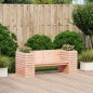 vidaXL Banco con jardineras madera maciza Douglas 167,5x60x65 cm vidaXL Banco con jardineras madera maciza Douglas 167,5x60x65 cm