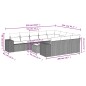 vidaXL Set de sofás de jardín 11 pzas y cojines ratán sintético negro vidaXL Set de sofás de jardín 11 pzas y cojines ratán sintético negro