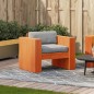 vidaXL Sofá de jardín madera maciza de pino marrón cera 79x60x62 cm vidaXL Sofá de jardín madera maciza de pino marrón cera 79x60x62 cm