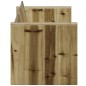 vidaXL Sofá de jardín de 3 plazas madera pino impregnada 189x60x62 cm vidaXL Sofá de jardín de 3 plazas madera pino impregnada 189x60x62 cm