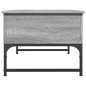 vidaXL Mesa de centro madera ingeniería metal gris Sonoma 70x50x40 cm vidaXL Mesa de centro madera ingeniería metal gris Sonoma 70x50x40 cm