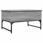 vidaXL Mesa de centro madera ingeniería metal gris Sonoma 70x50x40 cm vidaXL Mesa de centro madera ingeniería metal gris Sonoma 70x50x40 cm