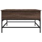 vidaXL Mesa de centro madera de ingeniería marrón roble 80x80x45 cm vidaXL Mesa de centro madera de ingeniería marrón roble 80x80x45 cm