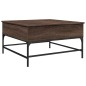 vidaXL Mesa de centro madera de ingeniería marrón roble 80x80x45 cm vidaXL Mesa de centro madera de ingeniería marrón roble 80x80x45 cm