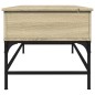 vidaXL Mesa de centro madera ingeniería metal roble Sonoma 100x50x45cm vidaXL Mesa de centro madera ingeniería metal roble Sonoma 100x50x45cm