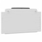 vidaXL Cabecero de cama acolchado cuero sintético blanco negro 100 cm vidaXL Cabecero de cama acolchado cuero sintético blanco negro 100 cm