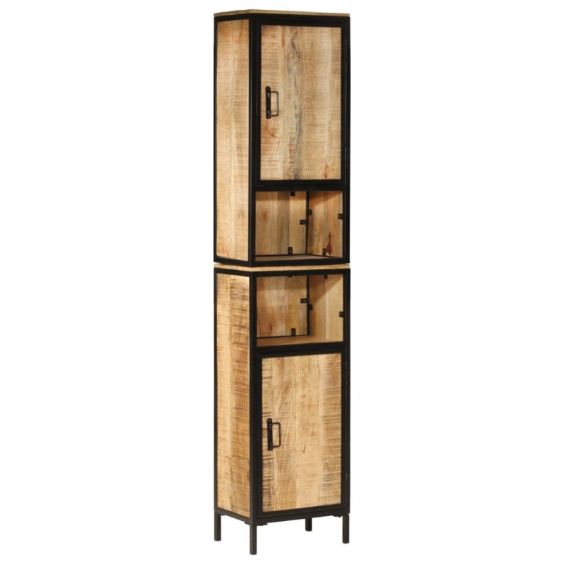 vidaXL Mueble de baño hierro y madera maciza de mango 40x27x180 cm vidaXL Mueble de baño hierro y madera maciza de mango 40x27x180 cm