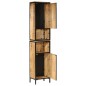 vidaXL Mueble de baño hierro y madera maciza de mango 40x27x180 cm vidaXL Mueble de baño hierro y madera maciza de mango 40x27x180 cm
