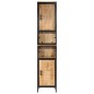 vidaXL Mueble de baño hierro y madera maciza de mango 40x27x180 cm vidaXL Mueble de baño hierro y madera maciza de mango 40x27x180 cm