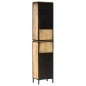 vidaXL Mueble de baño hierro y madera maciza de mango 40x27x180 cm vidaXL Mueble de baño hierro y madera maciza de mango 40x27x180 cm
