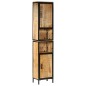 vidaXL Mueble de baño hierro y madera maciza de mango 40x27x180 cm vidaXL Mueble de baño hierro y madera maciza de mango 40x27x180 cm