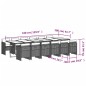 vidaXL Set comedor de jardín con cojines 13 pzas ratán sintético beige vidaXL Set comedor de jardín con cojines 13 pzas ratán sintético beige