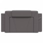 vidaXL Cabecero de cama acolchado cuero sintético gris 100 cm vidaXL Cabecero de cama acolchado cuero sintético gris 100 cm