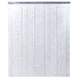 vidaXL Lámina de ventana esmerilada patrón de bambú PVC 60x500 cm