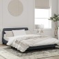 vidaXL Estructura cama con cabecero terciopelo gris oscuro 140x200 cm vidaXL Estructura cama con cabecero terciopelo gris oscuro 140x200 cm