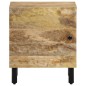 vidaXL Mesitas de noche 2 uds madera maciza de mango 40x33x46 cm vidaXL Mesitas de noche 2 uds madera maciza de mango 40x33x46 cm