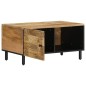 vidaXL Mesa de centro de madera maciza de mango 80x50x40 cm vidaXL Mesa de centro de madera maciza de mango 80x50x40 cm