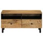 vidaXL Mesa de centro de madera maciza mango 80x54x40 cm vidaXL Mesa de centro de madera maciza mango 80x54x40 cm