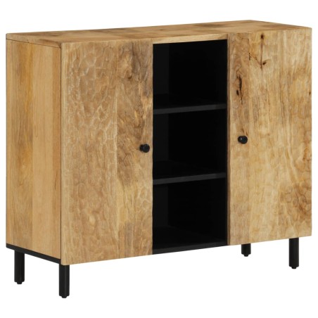vidaXL Armario auxiliar madera maciza de mango 90x33x75 cm