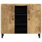 vidaXL Armario auxiliar madera maciza de mango 90x33x75 cm vidaXL Armario auxiliar madera maciza de mango 90x33x75 cm