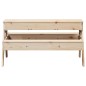 vidaXL Mesa de pícnic con arenero para niños madera maciza de pino vidaXL Mesa de pícnic con arenero para niños madera maciza de pino