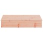 vidaXL Arenero con tapa madera maciza Douglas 111x111x19,5 cm vidaXL Arenero con tapa madera maciza Douglas 111x111x19,5 cm