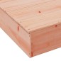 vidaXL Arenero con tapa madera maciza Douglas 111x111x19,5 cm vidaXL Arenero con tapa madera maciza Douglas 111x111x19,5 cm