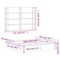 vidaXL Arenero con tapa madera maciza Douglas 111x111x19,5 cm vidaXL Arenero con tapa madera maciza Douglas 111x111x19,5 cm