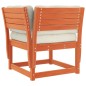 vidaXL Set muebles jardín 5 pzas con cojines madera pino marrón cera vidaXL Set muebles jardín 5 pzas con cojines madera pino marrón cera