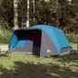vidaXL Tienda de campaña 6 personas tafetán 190T azul 412x370x190 cm