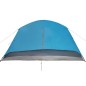 vidaXL Tienda de campaña 6 personas tafetán 190T azul 412x370x190 cm