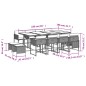 vidaXL Set comedor de jardín con cojines 13 pzas ratán sintético beige vidaXL Set comedor de jardín con cojines 13 pzas ratán sintético beige