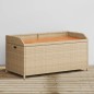vidaXL Banco con almacenaje acacia ratán PE beige mezcla 100x50x52 cm vidaXL Banco con almacenaje acacia ratán PE beige mezcla 100x50x52 cm